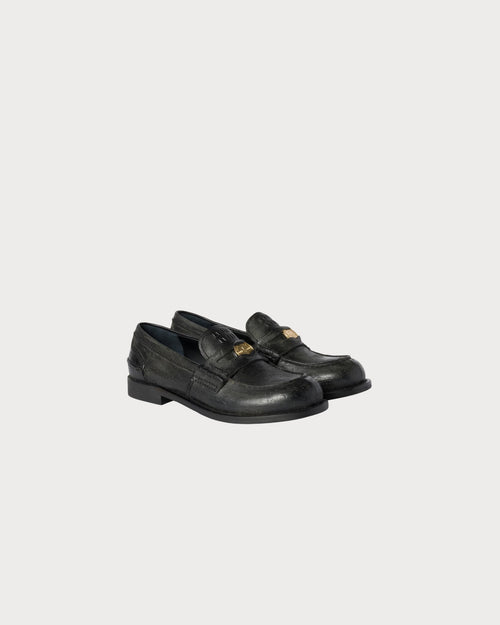 MIU MIU Calfskin Penny Loafers | Miu Miu Loafers (Multicolor)