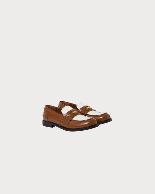 MIU MIU Leather Penny Loafers(2 Colors)