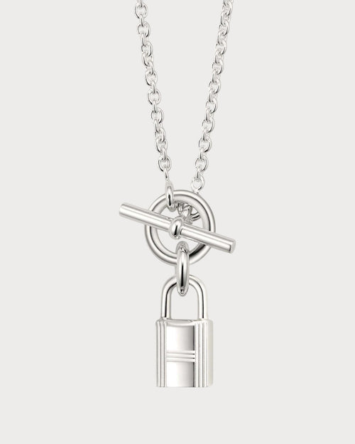 HERMES Kelly Cadenas Pendant | 愛馬仕 頸鏈 (銀色) - LondonKelly 英國名牌代購