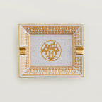 HERMES Mosaique au 24 gold Ashtray | 愛馬仕 煙灰缸 (金色) - LondonKelly 英國名牌代購