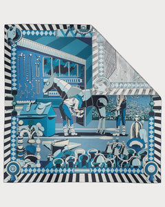 HERMES Pony Pit Stop double face scarf 90 | 愛馬仕 絲巾 (多色) - LONDONKELLY 英國名牌代購