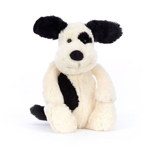 JELLYCAT Bashful Black & Cream Puppy | 小狗公仔 (黑白色) - LondonKelly 英國名牌代購