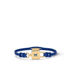 LOUIS VUITTON M8139E LV Padlock Bracelet | 路易威登 手帶 (Blue)