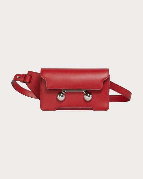 MARNI Red Leather Trunkaroo Crossbody Bag(Red) - LONDONKELLY 英國名牌代購