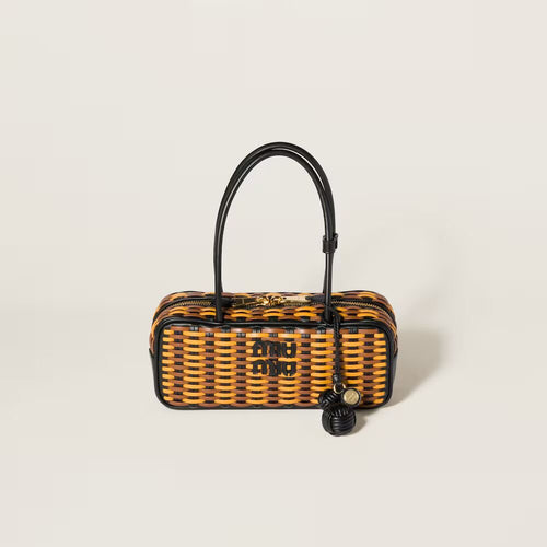 MIU MIU Beau Leather Bag | 繆繆 草編袋 (多色) - LondonKelly 英國名牌代購