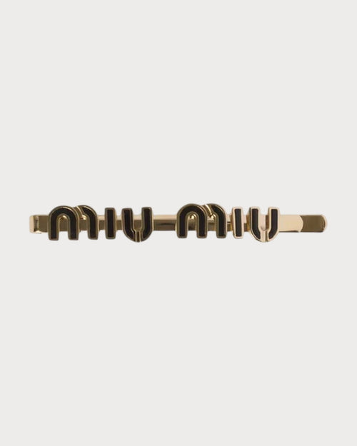 MIU MIU Enameled Metal Hair Clip | 繆繆 髮夾 (多色) - LondonKelly 英國名牌代購