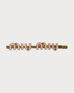 MIU MIU Enameled Metal Hair Clip | 繆繆 髮夾 (多色) - LONDONKELLY 英國名牌代購