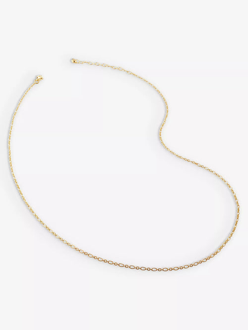 MONICA VINADER Cable - Chain 18ct Yellow Gold - Plated Vermeil Sterling - Silver Necklace | 頸鏈 (金色) - LondonKelly 英國名牌代購