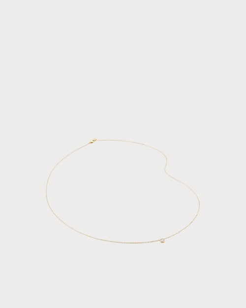 MONICA VINADER Lab - Grown 14ct Yellow - Gold And 0.06ct Lab - Grown Diamond Pendant Necklace | 頸鏈 (金色) - LondonKelly 英國名牌代購