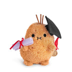 NOODOLL Graduation Ricespud Mini Sitting Plush Toy | 畢業版米薯公仔 (啡色) - LondonKelly 英國名牌代購