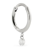 PERSEE White Gold and Diamond Danae Single Earring | 白金鑽石達娜伊單耳環 (白金) - LondonKelly 英國名牌代購