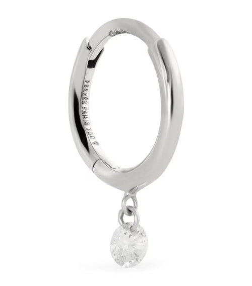 PERSEE White Gold and Diamond Danae Single Earring | 白金鑽石達娜伊單耳環 (白金) - LondonKelly 英國名牌代購