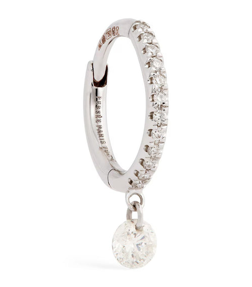 PERSEE White Gold and Diamond Danae Single Earring | 白金鑽石達娜伊單耳環 (白金) - LondonKelly 英國名牌代購