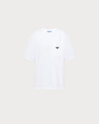 PRADA Women's White Jersey T-Shirt | 普拉達 女裝上衣 (白色) - LondonKelly 英國名牌代購
