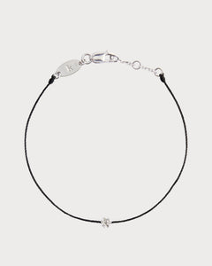 REDLINE White Gold and Diamond Illusion Bracelet | 紅繩 手鏈 (0.05CT/多色) - LondonKelly 英國名牌代購