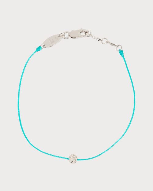 REDLINE White Gold and Diamond Illusion Bracelet | 紅繩 手鏈 (0.05CT/多色) - LondonKelly 英國名牌代購