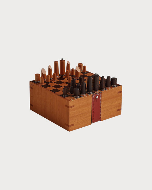 HERMES Samarcande Mini Chess Set | 愛馬仕 圍棋套裝 (啡色)
