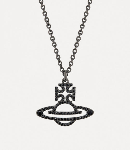 VIVIENNE WESTWOOD Man Trudy Pendant Necklace Black | 西太后 頸鏈 (黑色) - LondonKelly 英國名牌代購