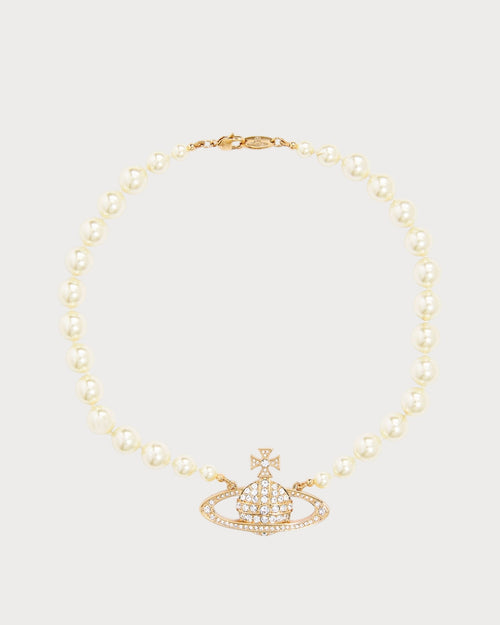 VIVIENNE WESTWOOD One Row Pearl Bas Relief Choker | 西太后 短珍珠頸鏈 (多色) - LondonKelly 英國名牌代購