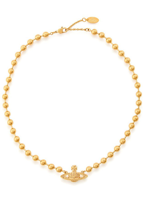 VIVIENNE WESTWOOD Thames Mini Bas Relief Orb Necklace | 西太后 頸鏈 (金色) - LondonKelly 英國名牌代購