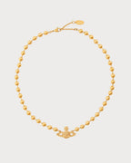 VIVIENNE WESTWOOD Thames Mini Bas Relief Orb Necklace | 西太后 頸鏈 (金色) - LondonKelly 英國名牌代購