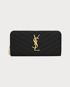 YSL SAINT LAURENT Cassandre Matelasse Zip Around Long Wallet | 聖羅蘭 長銀包 (多色) - LONDONKELLY 英國名牌代購