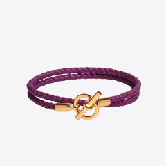 HERMES Double Tour Bracelet | 愛馬仕 手鐲 (Purple)