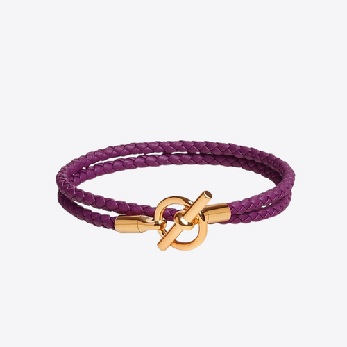 HERMES Double Tour Bracelet | 愛馬仕 手鐲 (Purple)