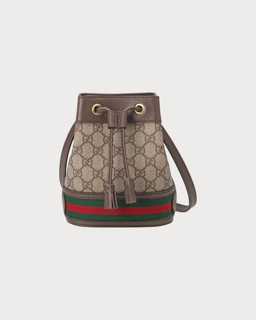 GUCCI Ophidia MIni GG Bucket Bag | 古馳 水桶袋 (迷你/Tan)