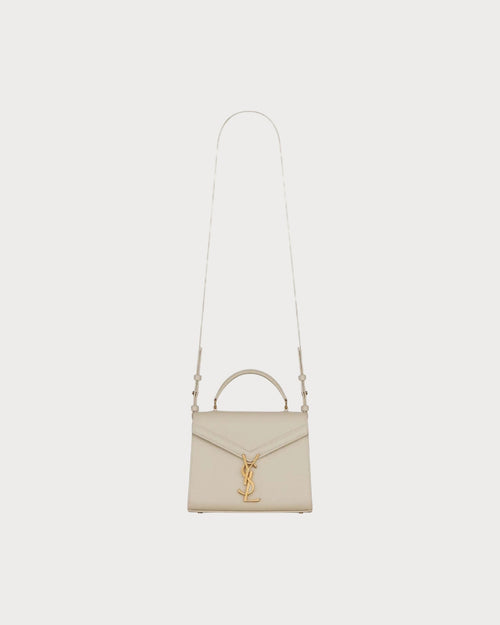 YSL Saint Laurent Cassandra Mini Top Handle Bag (White) | 聖羅蘭 手袋