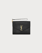 YSL SAINT LAURENT Cassandre Flap-Pouch | 聖羅蘭 手袋 (黑色)