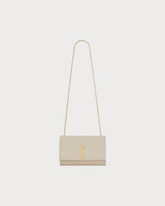 YSL SAINT LAURENT Kate Medium Chain Bag | 聖羅蘭 手袋 (White)