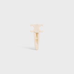 CELINE Triomphe Large Snap Hair Clip | 賽琳 髮夾 (Ivory)
