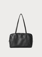 THE ROW Astra Bowling Bag Calfskin Leather(Black)