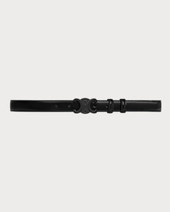 CELINE Medium Triomphe Belt So Black | 賽琳 皮帶 (全黑色)
