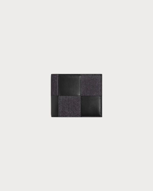 BOTTEGA VENETA Men's Cassette Bi-Fold Wallet With Coin Purse | 葆蝶家 男仕銀包 (黑色)
