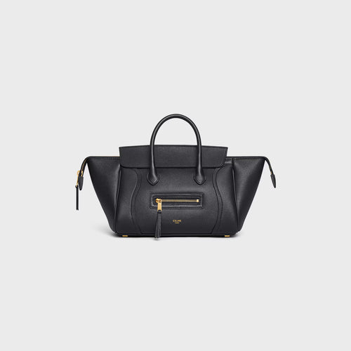 CELINE Little Luggage in Grained Calfskin | CELINE Handbag (Small/Black)