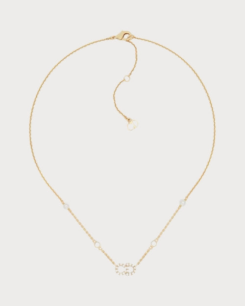 CHRISTIAN DIOR Clair D Lune Necklace | 迪奧 頸鏈 (金色)