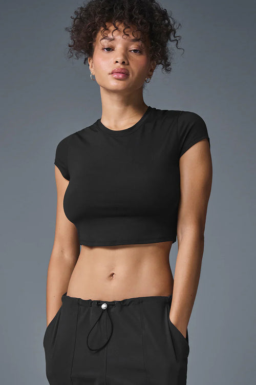 ALO YOGA Soft Crop Finesse Short Sleeve | 短版短袖上衣 (多色)