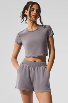 ALO YOGA Soft Crop Finesse Short Sleeve | 短版短袖上衣 (多色)