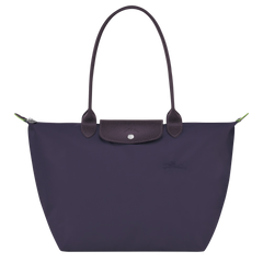 LONGCHAMP Le Pliage Green L Tote Bag | 瓏驤 長肩帶大碼手袋 (Bilberry)