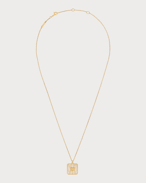 CELINE Triomphe Nightfall Necklace(Gold)