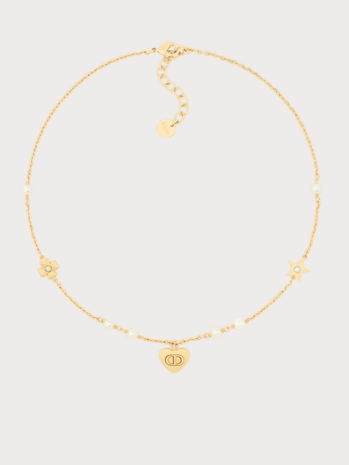 CHRISTIAN DIOR Lucky Dior Necklace(Gold)