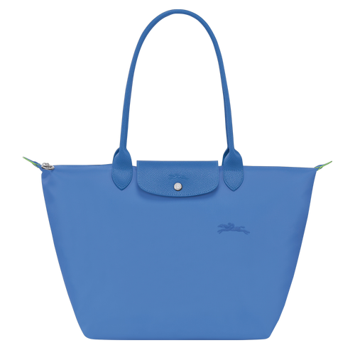 LONGCHAMP Le Pliage Green L Tote Bag | 瓏驤 長肩帶大碼手袋 (Cornflower)