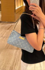 LOUIS VUITTON M83532 Liv Pochette Bag | 路易威登 手袋 (牛仔藍色)