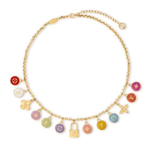 LOUIS VUITTON M03506 LV Confetti Necklace | Louis Vuitton LV Confetti Necklace (Multi-color)