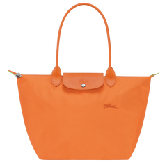 LONGCHAMP Le Pliage Green L Tote Bag | 瓏驤 長肩帶大碼手袋 (Orange)