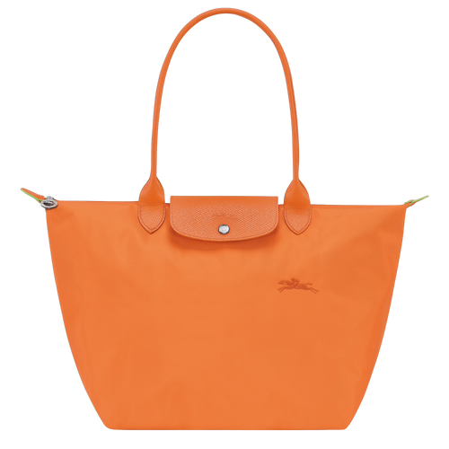 LONGCHAMP Le Pliage Green L Tote Bag | 瓏驤 長肩帶大碼手袋 (Orange)