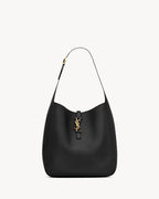 YSL SAINT LAURENT Le 5 À 7 Supple Large In Grained Leather | LE 5 À 7 Large supple leather bag, grained leather (black)