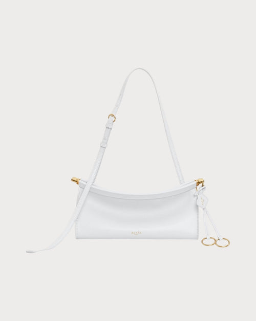 ALAIA Le Click East West Bag In Leather(Small/White) - LONDONKELLY 英國名牌代購